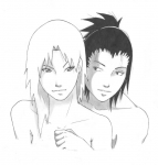 Disegno di Temari e Shikamaru (non mio ma bellissimo)